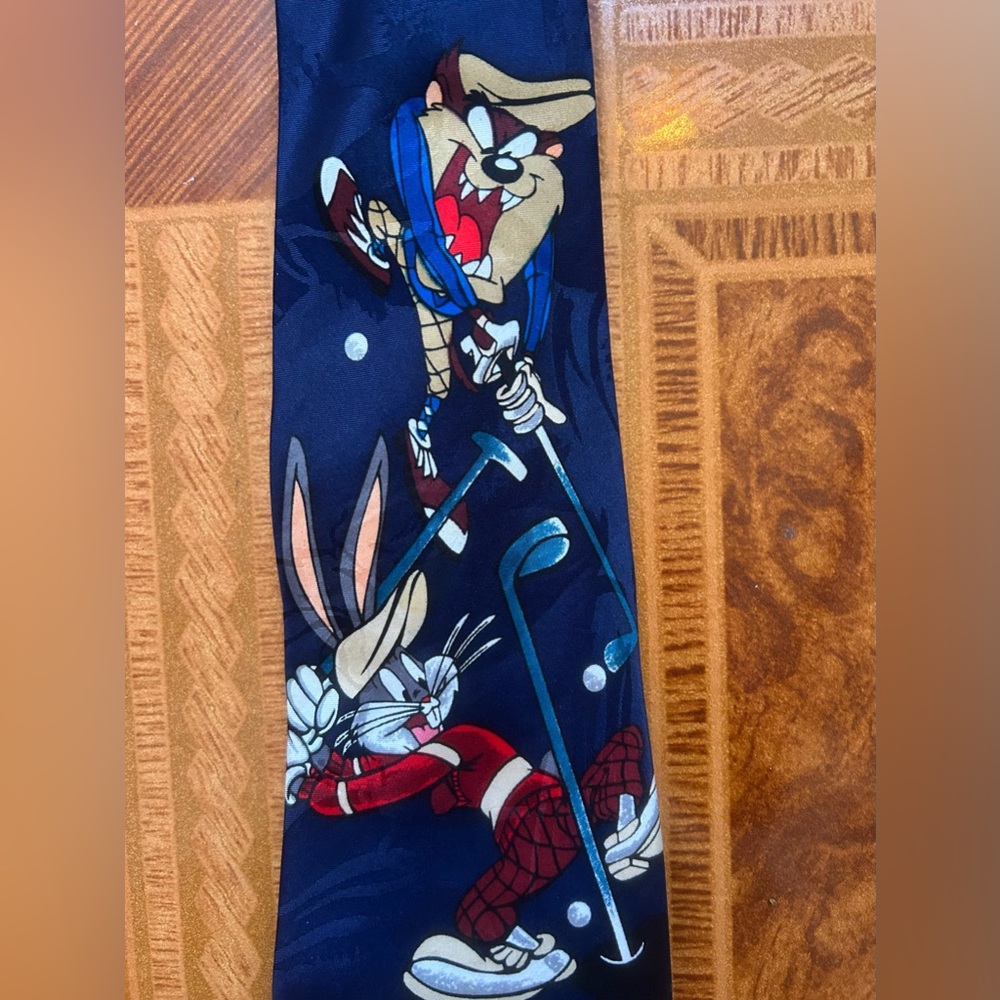 Vintage Y2K Warner Bros. Looney Tunes Navy Tie